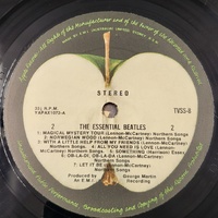 The Beatles LP The Essential Beatles Australia Press Apple Records