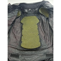 Dririder Aspen Motorcycle Jacket Size Small Black Red Protective Riding Gear