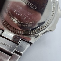 Seiko Coutura Kinetic Perpetual Calendar Two Tone Stainless Steel Mens Watch