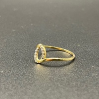 Ladies 18ct Yellow Gold Natural Diamond Ring