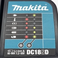 Makita DC18SD Li-Ion NiMH 7.2-18V Standard Corded Battery Charger