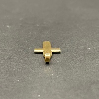 Unisex 18ct Yellow Gold Cross Pendant