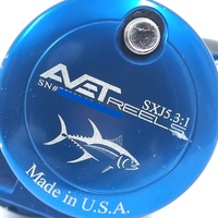 Avet SXJ 5.3:1 Blue Saltwater Fishing Reel Made in USA High Performance