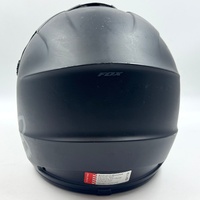 Fox V1 Pilot Youth Motocross Helmet Matte Black YM 49-50cm with Dust Bag