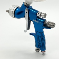 DeVilbiss ProLite 1.3mm Fluid Tip HV30 Cap Spray Paint Gun Blue