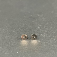 Ladies 18ct White Gold Natural Diamond Stud Earrings