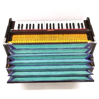 Bina 17 Deluxe 42 Keys Harmonium Wooden 3 1/2 Scale Indian Instrument