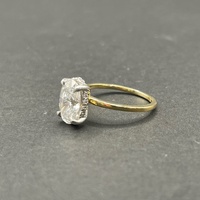 Ladies 18ct Yellow Gold Lab Grown Diamond Ring