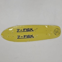 Large View Z Flex Jimmy Plumer Model Yellow Skateboard Pro Model 7.75 Inch Deck