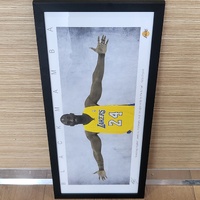 Large View Kobe Bryant Black Mamba LA Lakers Framed Poster 93x40cm Wicked Art