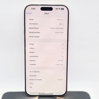 Apple iPhone 16 Pro Max 256GB Natural Titanium MYWY3X/A Unlocked 6.9in