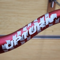 Large View Funn Upturn Handlebars 785mm 55mm Rise MTB BMX MTB Bike Bar Red