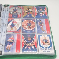 Large View NRL 2025 Footy Trading Cards Set in 9 Pocket Green Album Official Licensed
