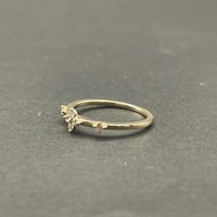 Ladies 10ct Yellow Gold Diamond Ring