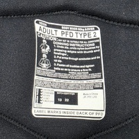 Large View Sea-Doo Team Life Jacket HD299 Medium PFD Type 2 Black and Yellow