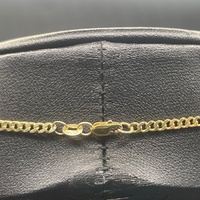 Unisex 18ct Yellow Gold Tight Curb Link Necklace