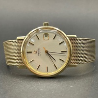 Mens 9ct Yellow Gold 1974 Omega Automatic Watch