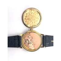 Omega Geneve 9K Gold Automatic Ladies Analog Watch Vintage Swiss Made