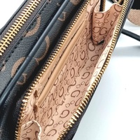 Guess Durfee Signature Mini Dual Zip Crossbody Bag