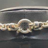 Ladies 925 Sterling Silver Belcher Link Necklace