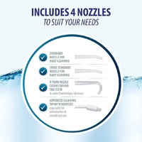 Piksters HydroPik Cordless Water Flosser 3 Modes Waterproof Oral Cleaner