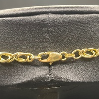 Unisex 18ct Yellow Gold Fancy Link Necklace