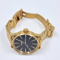 Nixon The Sentry SS Chrono All Gold Never Be Late Mens Stainless Steel