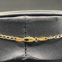Unisex 9ct Yellow Gold Curb Link Necklace
