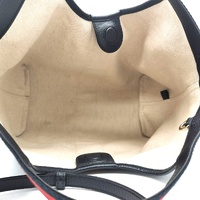 Gucci Giglio Small Tote Blue and White GG Denim Tea Leather Strap