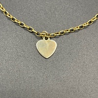 Ladies 9ct Yellow Gold Oval Belcher Link Bracelet