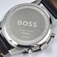 Hugo Boss Allure Chrono Black Dial Mens Watch HB.449.1.34.3673 5 ATM