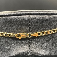 Unisex 9ct Yellow Gold Curb Link Necklace