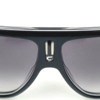 Carrera 27 XSZ/9O Navigator Sunglasses Black White Grey 62mm Grey Lens