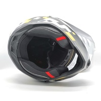 M2R Hybrid Pix Motocross Helmet Medium 57-58cm Grey Black ECE 22.05