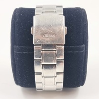 Guess W1309G1 Hendrix Silver Blue Dial Chronograph Mens Stainless Steel Watch