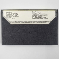 Phil Collins Face Value Cassette Tape Vintage Pop Rock Music Album