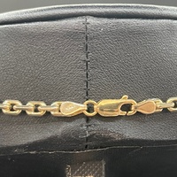 Unisex 9ct Yellow Gold Cable Link Necklace