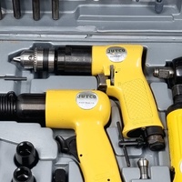 Jutco 40 Piece Air Tool Kit with Case Air Hammer Drill Impact Wrench