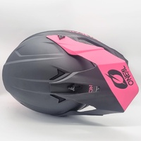 O'Neal 1 SRS Solid Helmet MX Motocross Dirt Bike Black Off-Road Pink Size S