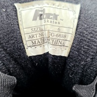 Sure Grip Rock GT50 Black Roller Skates Size 6 US 38 EU Durable