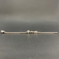 Ladies 925 Sterling Silver Pandora Snake Link Charm Bracelet