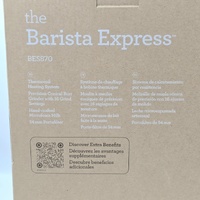 Breville The Barista Express BES870CHR Charcoal Espresso Coffee Machine