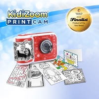 VTech KidiZoom PrintCam Red Digital Instant Camera for Children 80-549183