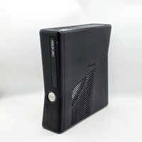Microsoft Xbox 360 S 4GB Black 1439 Console 2 Controllers and Charger
