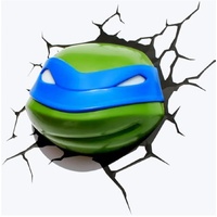 Nickelodeon TMNT Leonardo 3D Deco Wall Mount Kids Safety Light