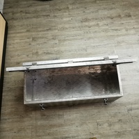 Aluminum Slant Tool Box 1200mm x 500mm x 500mm Lockable Ute Truck Storage