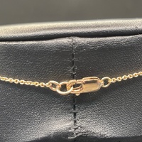 Ladies 9ct Rose Gold Belcher Link Necklace & Natural Diamond Flower Pendant