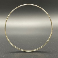Ladies 9ct Yellow Gold Round Bangle