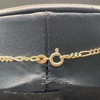 Unisex 9ct Yellow Gold Figaro Link Necklace