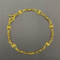 Ladies 24ct Yellow Gold Fancy Link Bracelet